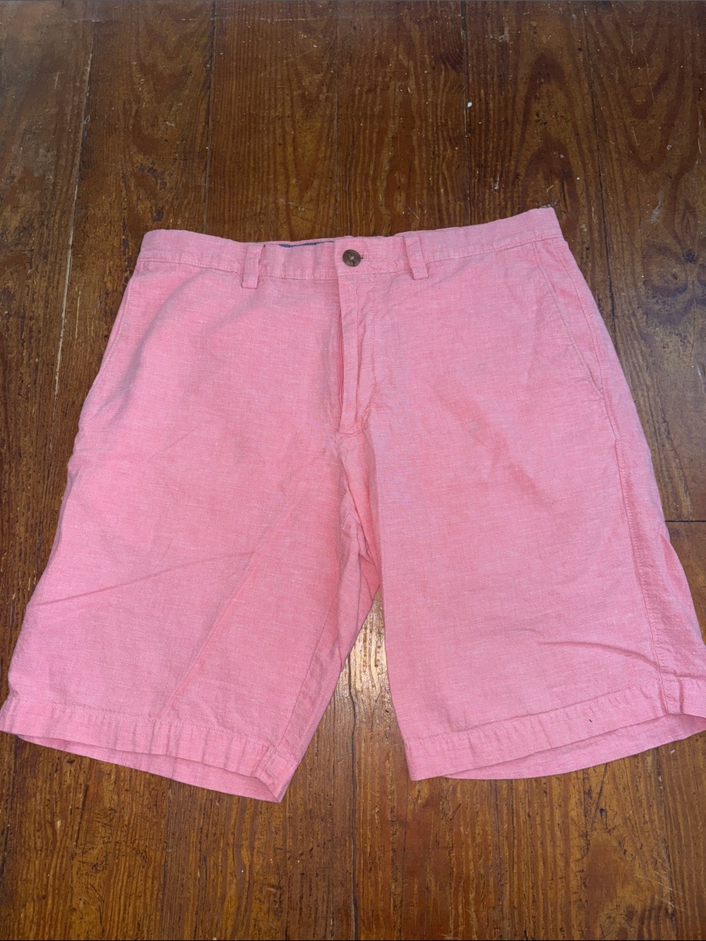 Banana Republic Pink Flat Front Cotton Shorts